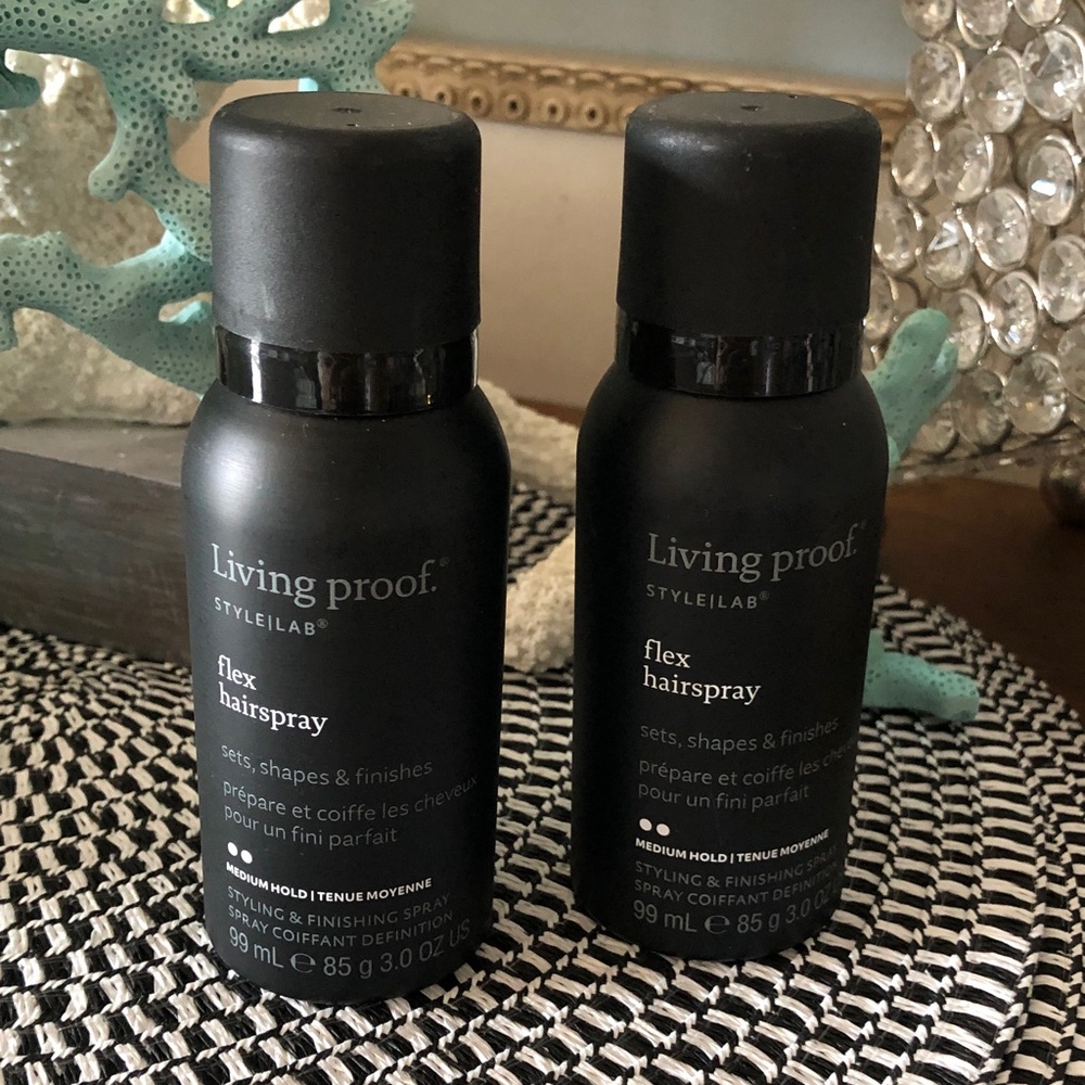 Set of 2 NWOT Living Proof flex hairspray